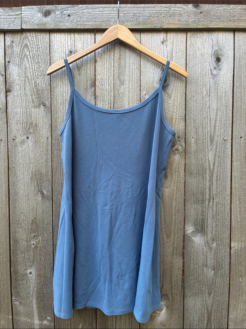 American Eagle Outfitters Dusty Blue Tank Dress